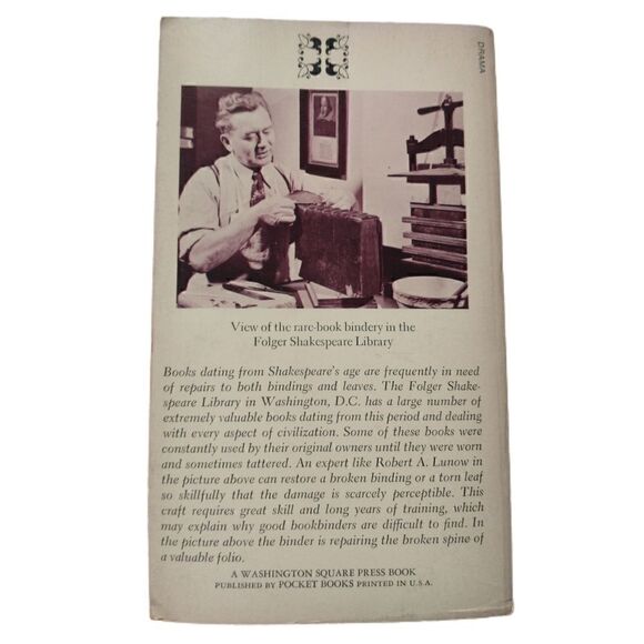 Othello Shakespeare Vintage 1957 Paperback Folger Library First Edition Classic. - Picture 7 of 14